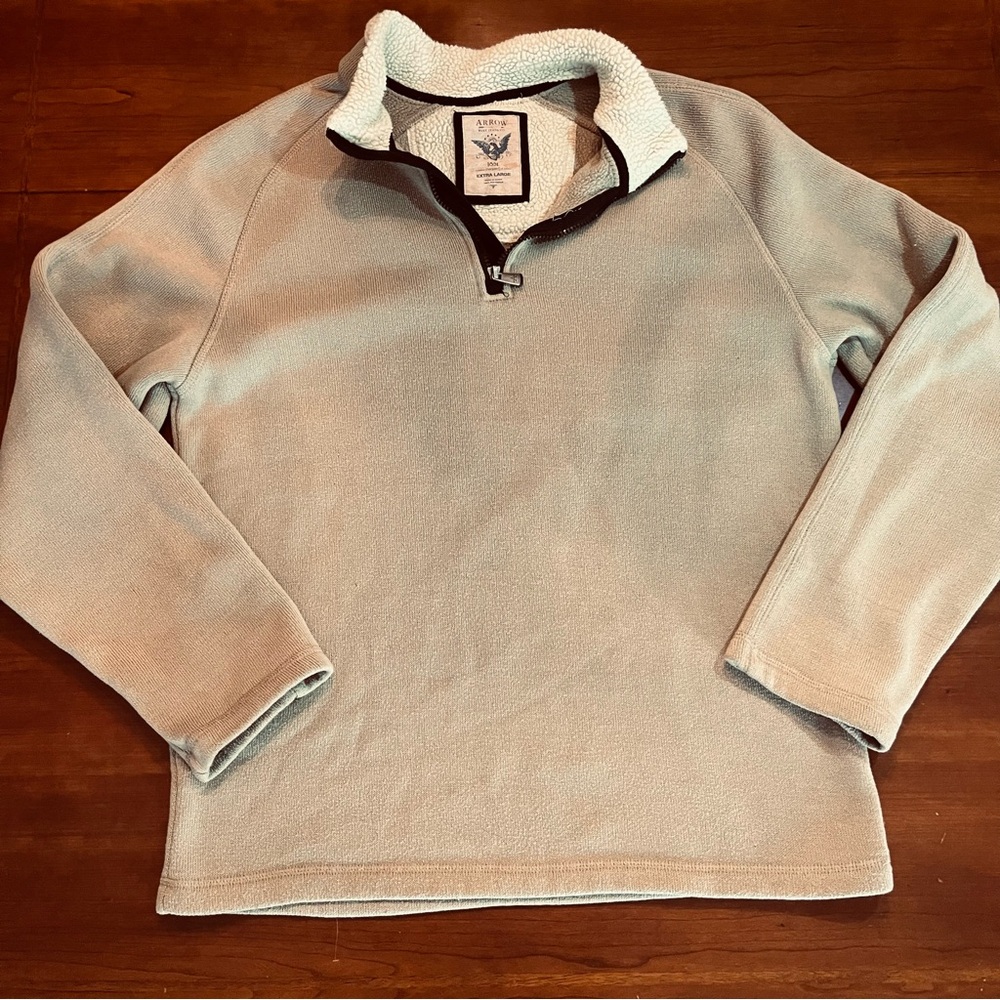 Arrow Quarter Zip Fleece Pullover gorpcore Men’s Size XL